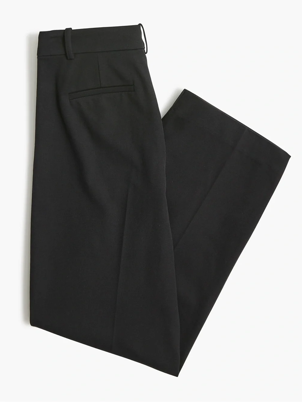 J. Crew Petite Remy wide-leg cropped pant Black Trousers Size 4 NWT CG390